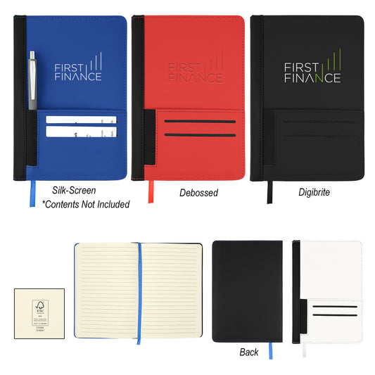 Custom logo Vantage Pocket Journal