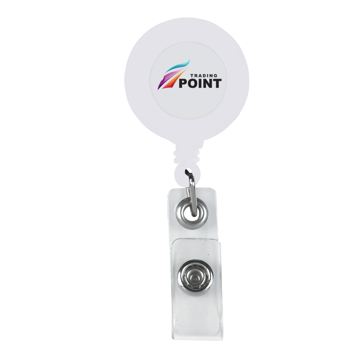 Custom logo Retractable Badge Holder With Laminated Label