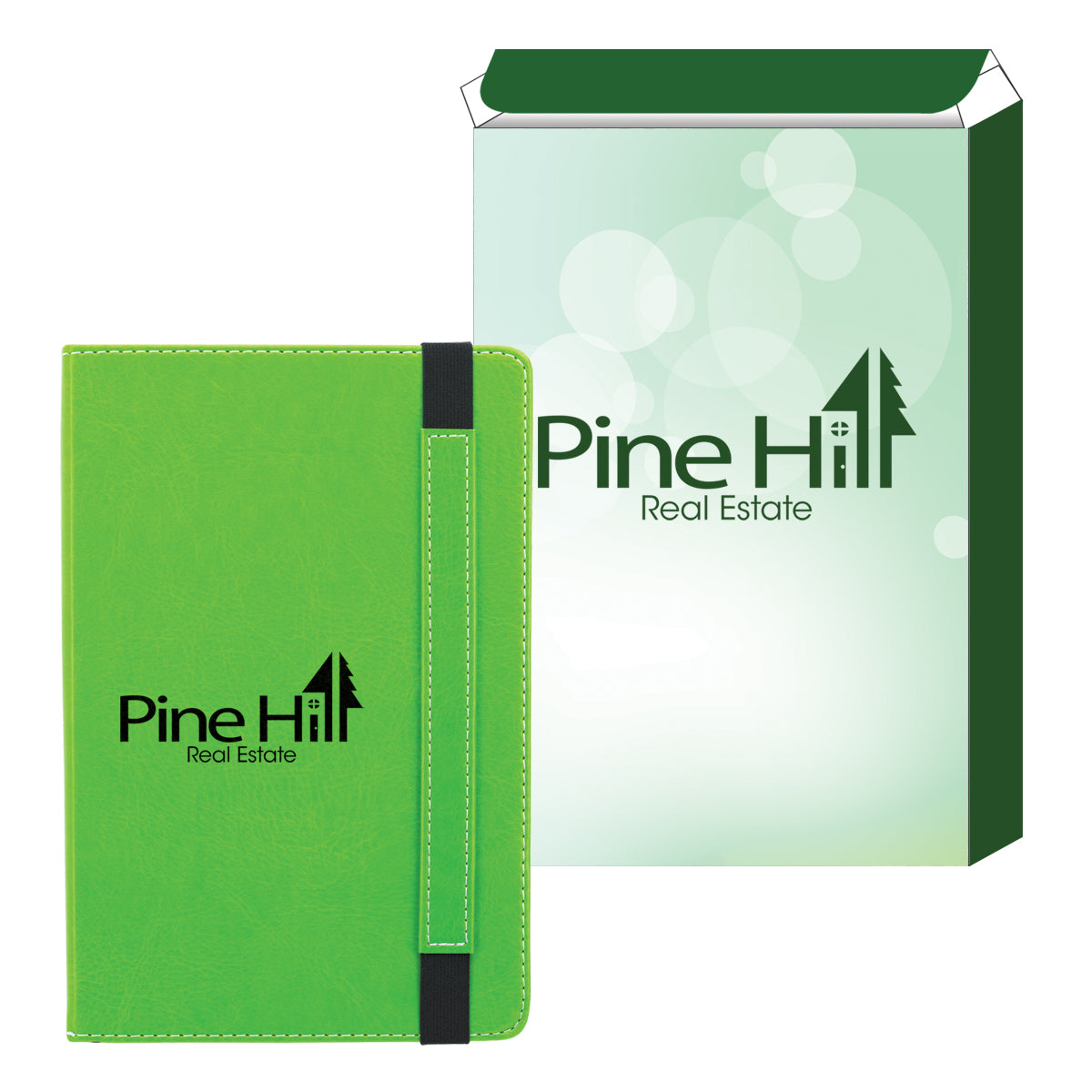 Custom logo Charlotte Journal Notebook With Custom Box