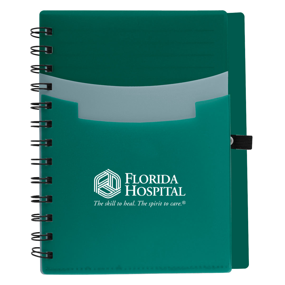 Custom logo Tri-Pocket Notebook