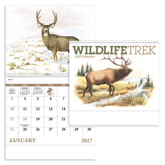 Wildlife Trek - Spiral Calendar