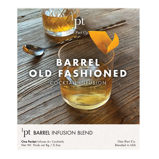 Custom logo Barrel Old Fashioned Cocktail Infusion Drink Packet