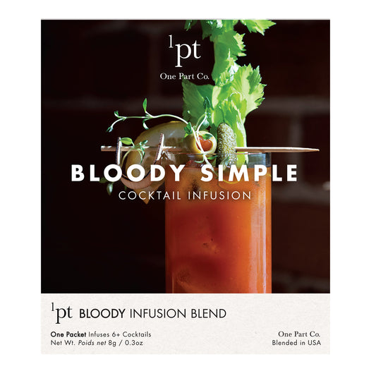 Custom logo Bloody Simple Cocktail Infusion Drink Packet
