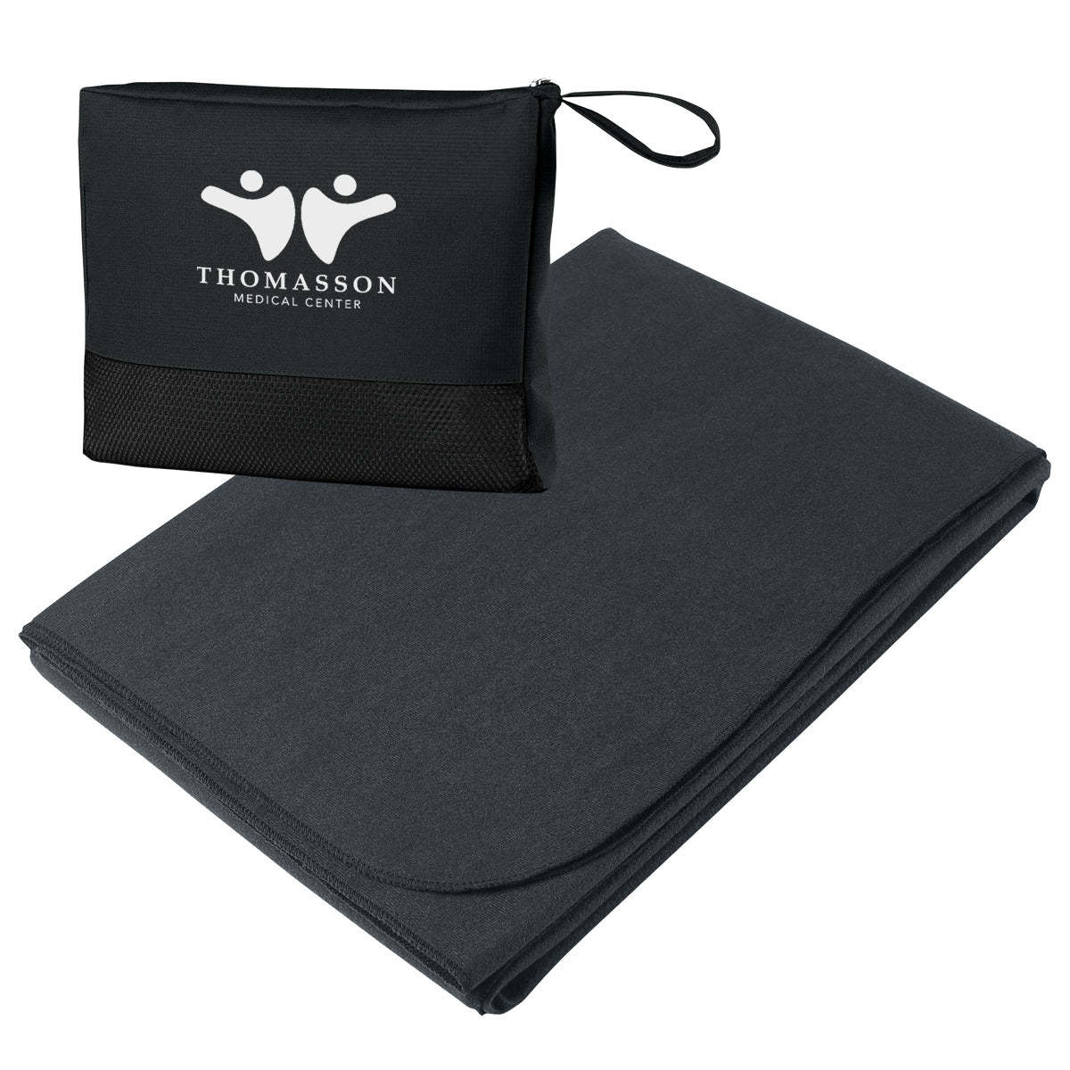 Custom logo Travel Blanket