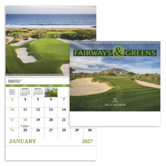 Fairways & Greens - Spiral Calendar