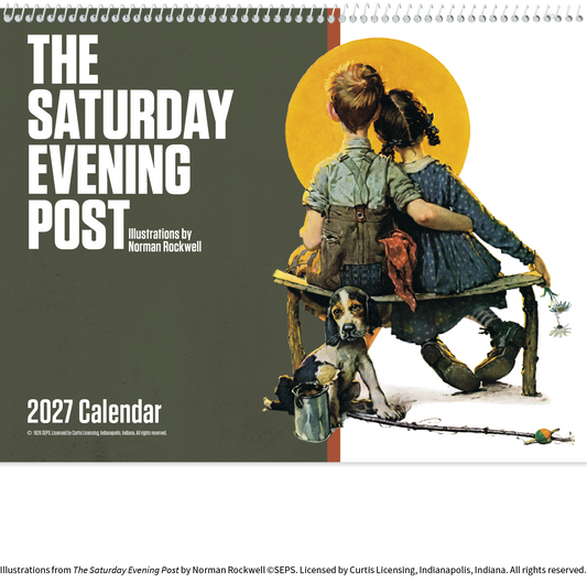 The Saturday Evening Post Illustrations by Norman Rockwell – Spiral Calendar