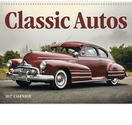 Custom logo Classic Autos - Spiral Calendar
