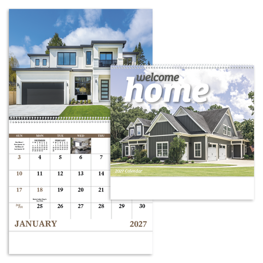 Welcome Home - Spiral Calendar