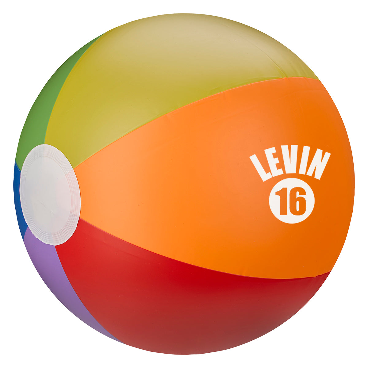 Custom logo 16" Rainbow Beach Ball