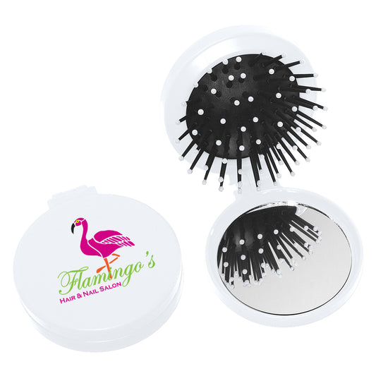 Custom logo Brush And Mirror Compact