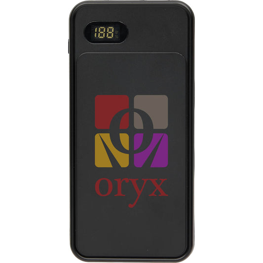 Custom logo UL Listed 10000 mAh 20W Digital Display PowerBank