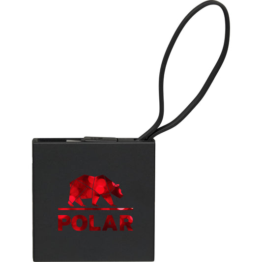 Custom logo Recycled ABS 2000 mAh Power Bank with Type-C Cable