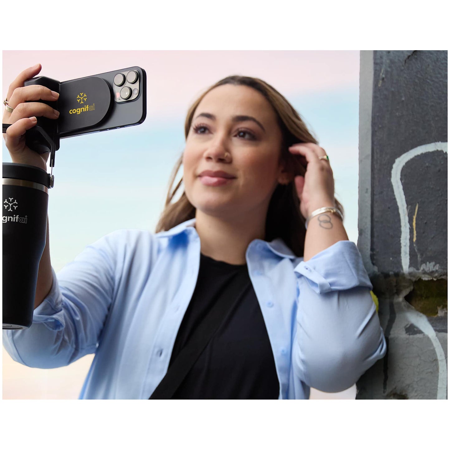 Phone Grip 5000 mAh MagClick™ Powerbank and Shutte