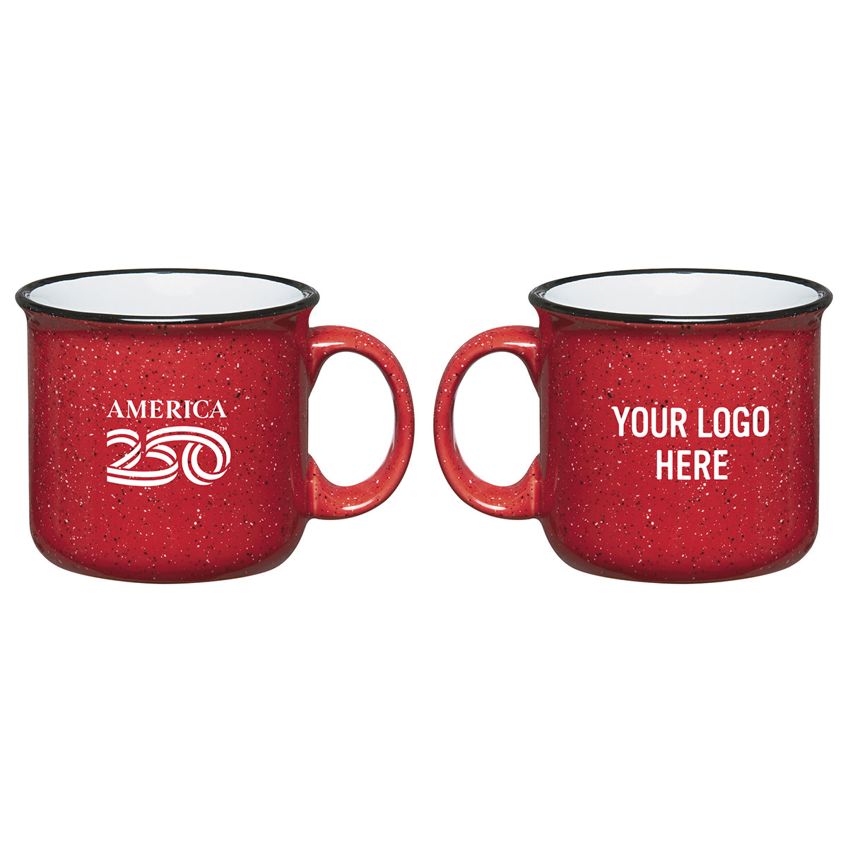 Custom logo America250™ 15 Oz. Campfire Mug