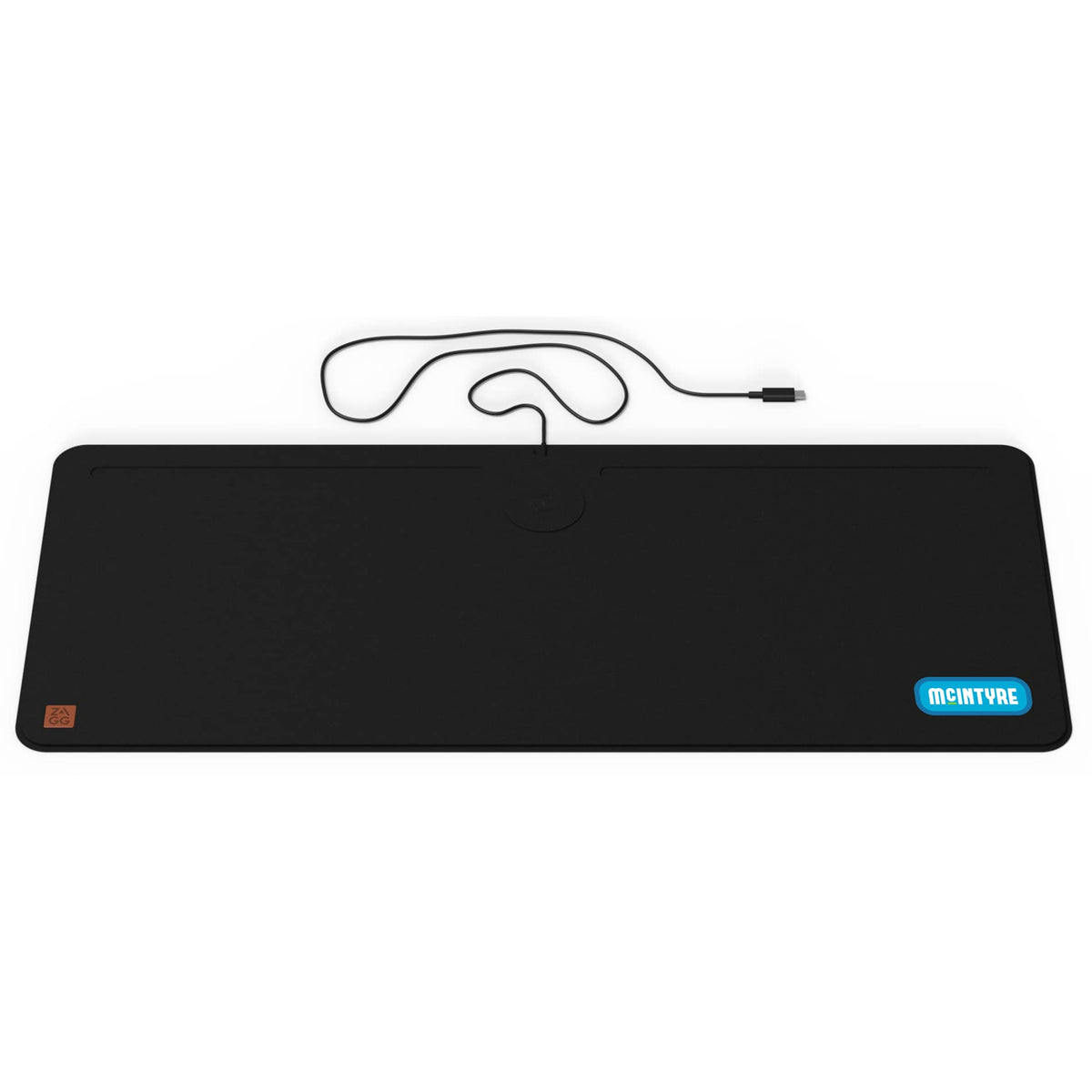 Custom logo Zagg Desk Mat with Wireless Charging