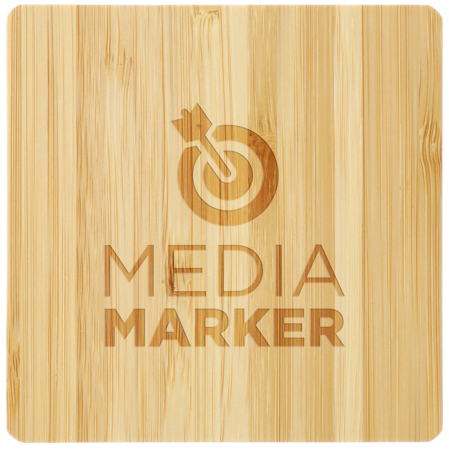 FSC® 100% Bamboo Wireless Charge Pad w/Dual Output