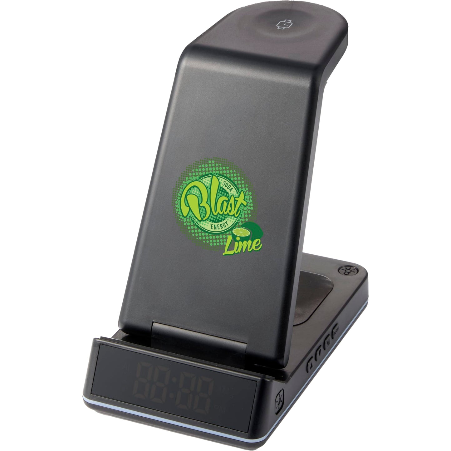Custom logo TriCharge Plus 3-IN-1 Qi Wireless Charging Stand