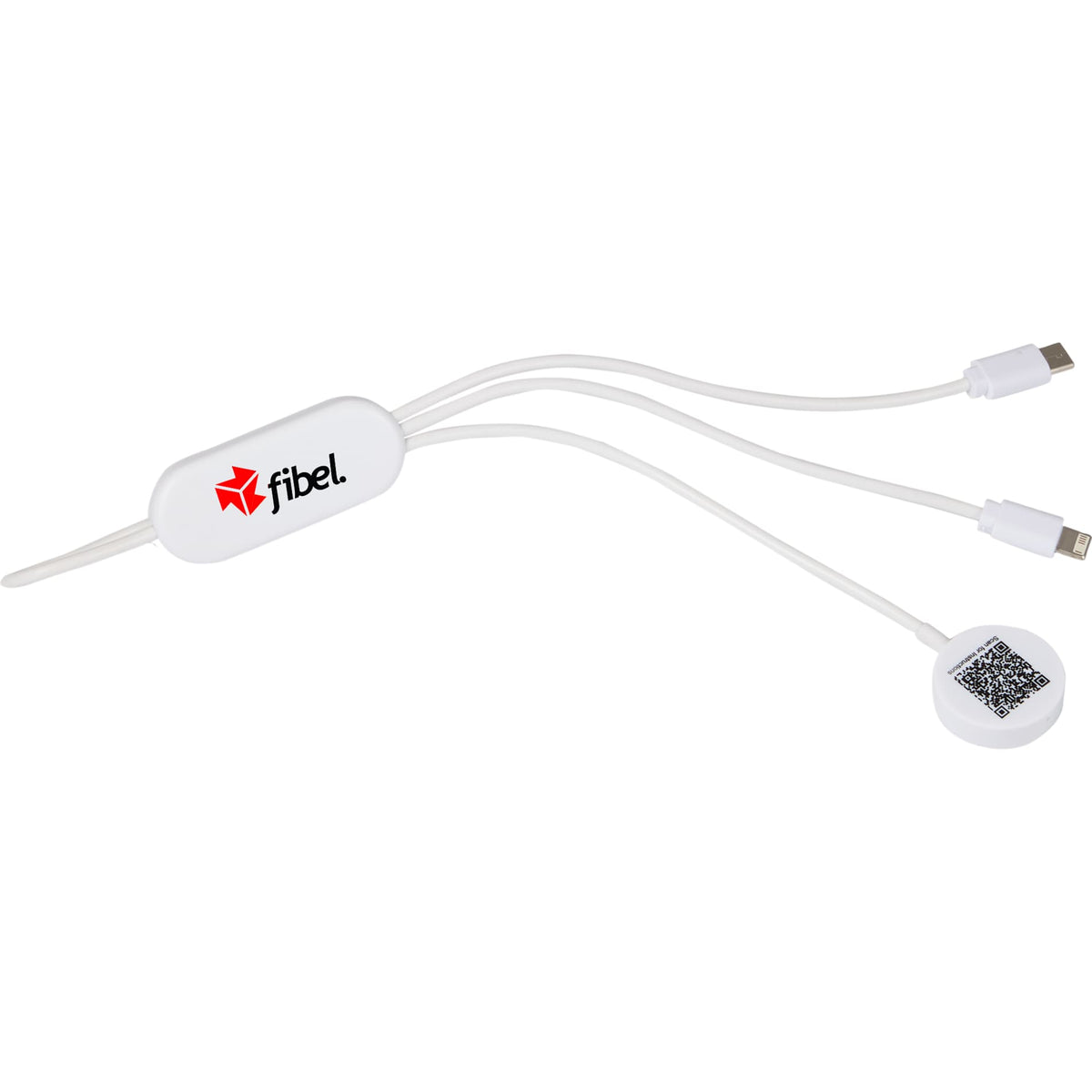 Custom logo Allcord 5-in-1 Charging Cable with iWatch Charger