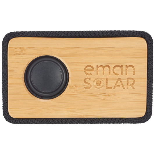 Custom logo Boundary Natural Bamboo Bluetooth Speaker