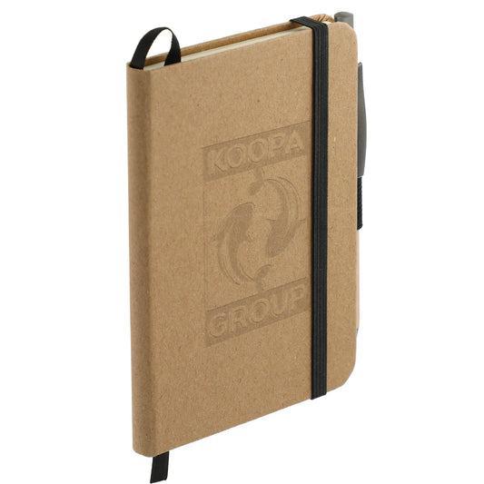 Custom logo 3.5" x 5.5" FSC® Mix Pocket Bound Journal Set