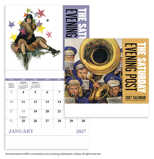 The Saturday Evening Post - Stapled Calendar