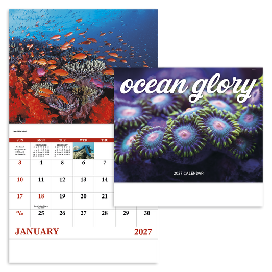Custom logo Ocean Glory - Stapled Calendar