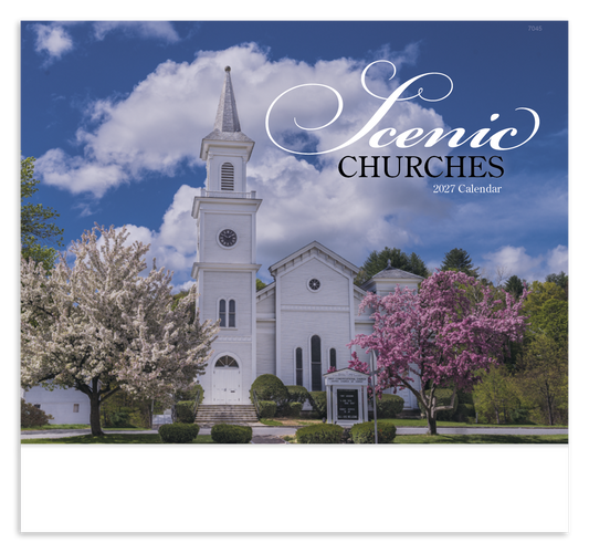 Custom logo Scenic Churches - Stapled Calendar