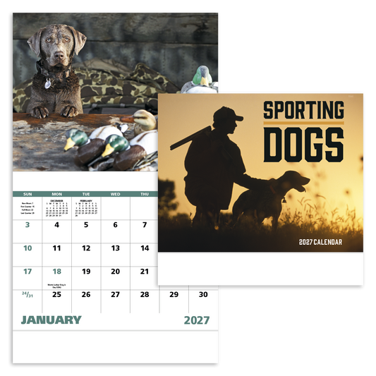 Custom logo Sporting Dogs - Stapled Calendar
