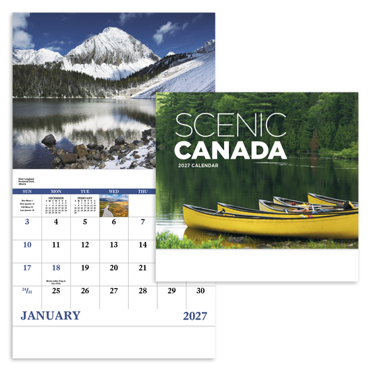 Scenic Canada - Stapled Calendar