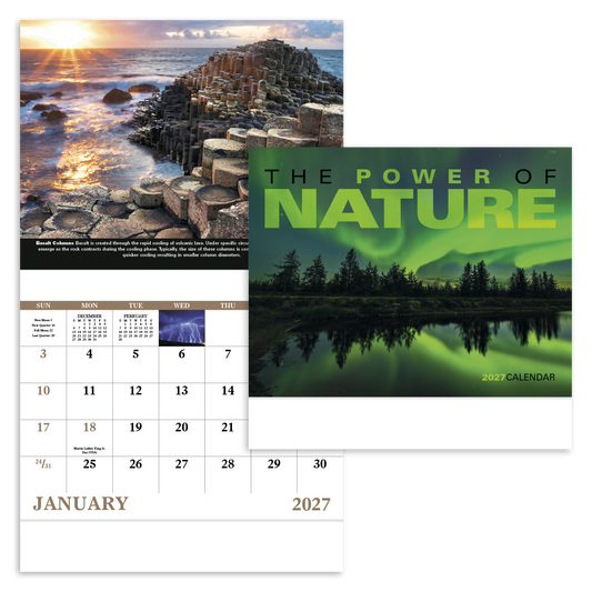 The Power of Nature - Stapled Calendar