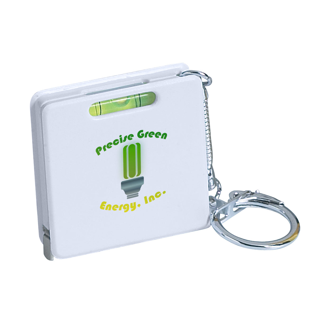 Custom logo Square Level Tape Measure Key Tag