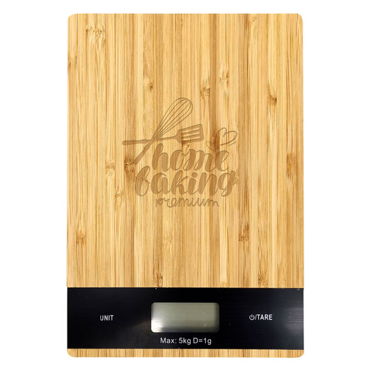 Custom logo Bamboo Digital Kitchen Scale