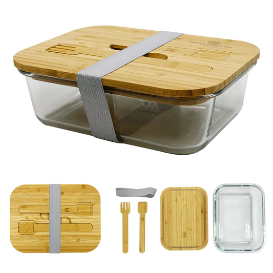 Custom logo Chow Bella Glass Bento Box