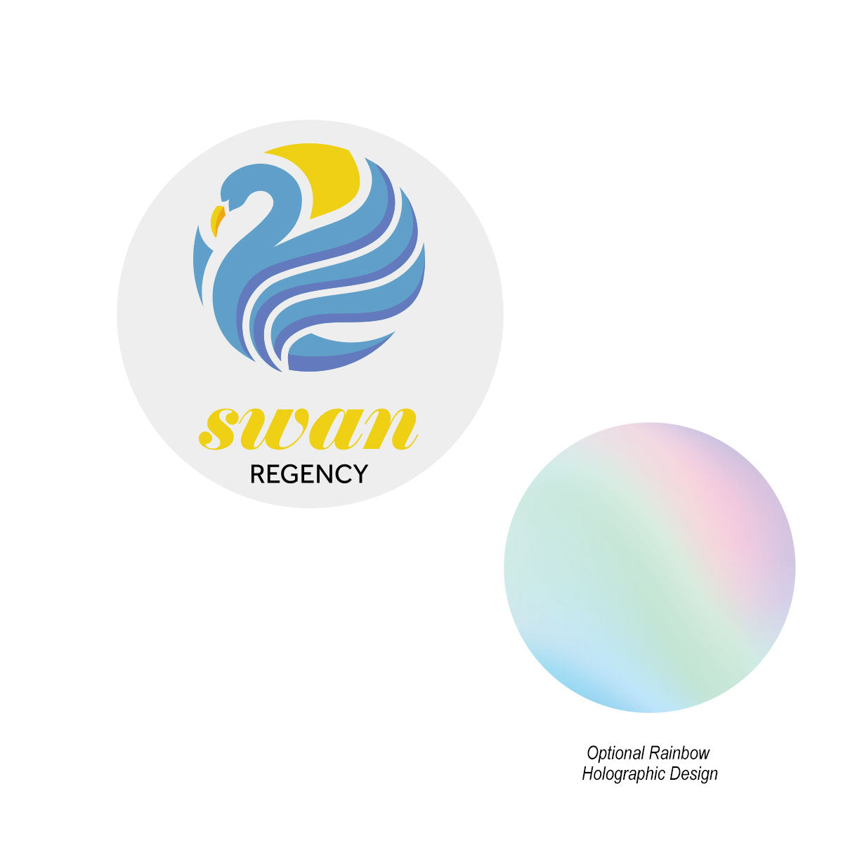 Custom logo Acrylic Coaster - Circle