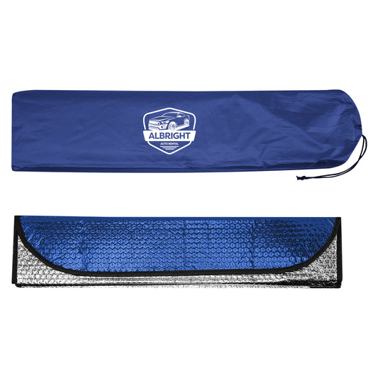 Custom logo Accordion Auto Sun Shade