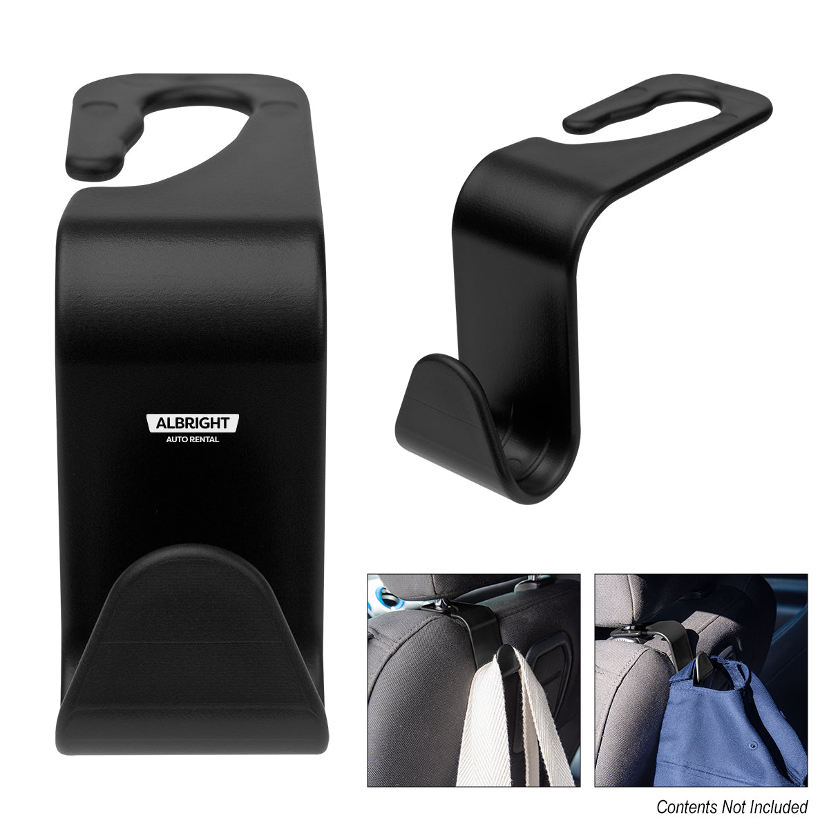 Custom logo rABS Auto Headrest Multi-Purpose Hook