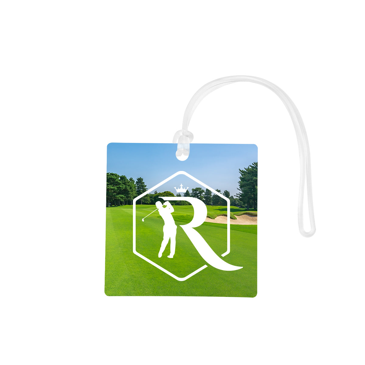 Acrylic Luggage Tag - 4" Square
