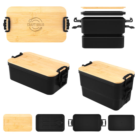 Custom logo Mega Bites Stackable Bento Box