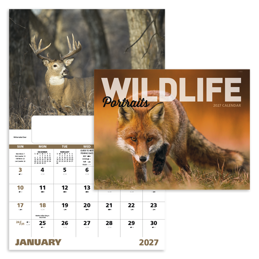 Wildlife Portraits - Window Calendar