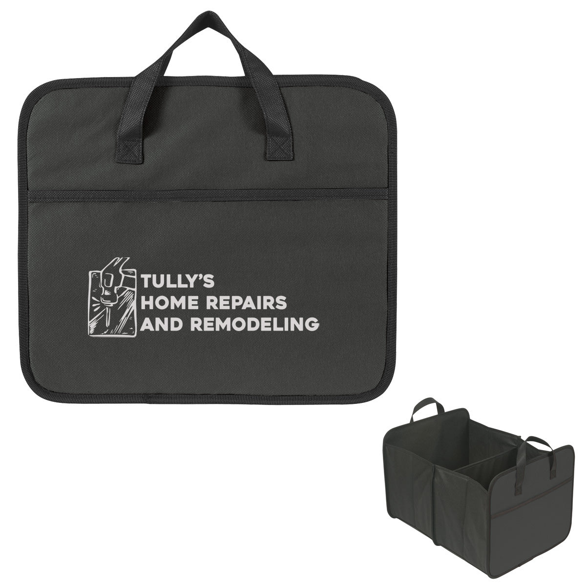 Custom logo Non-Woven Trunk Organizer