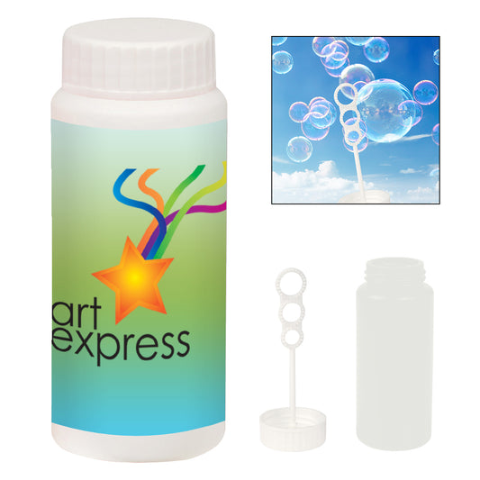 Custom logo 2 Oz. Fun Time Bubble Dispenser