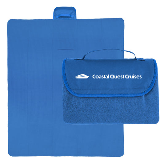 Custom logo Extra Large rPET Roll-Up Blanket