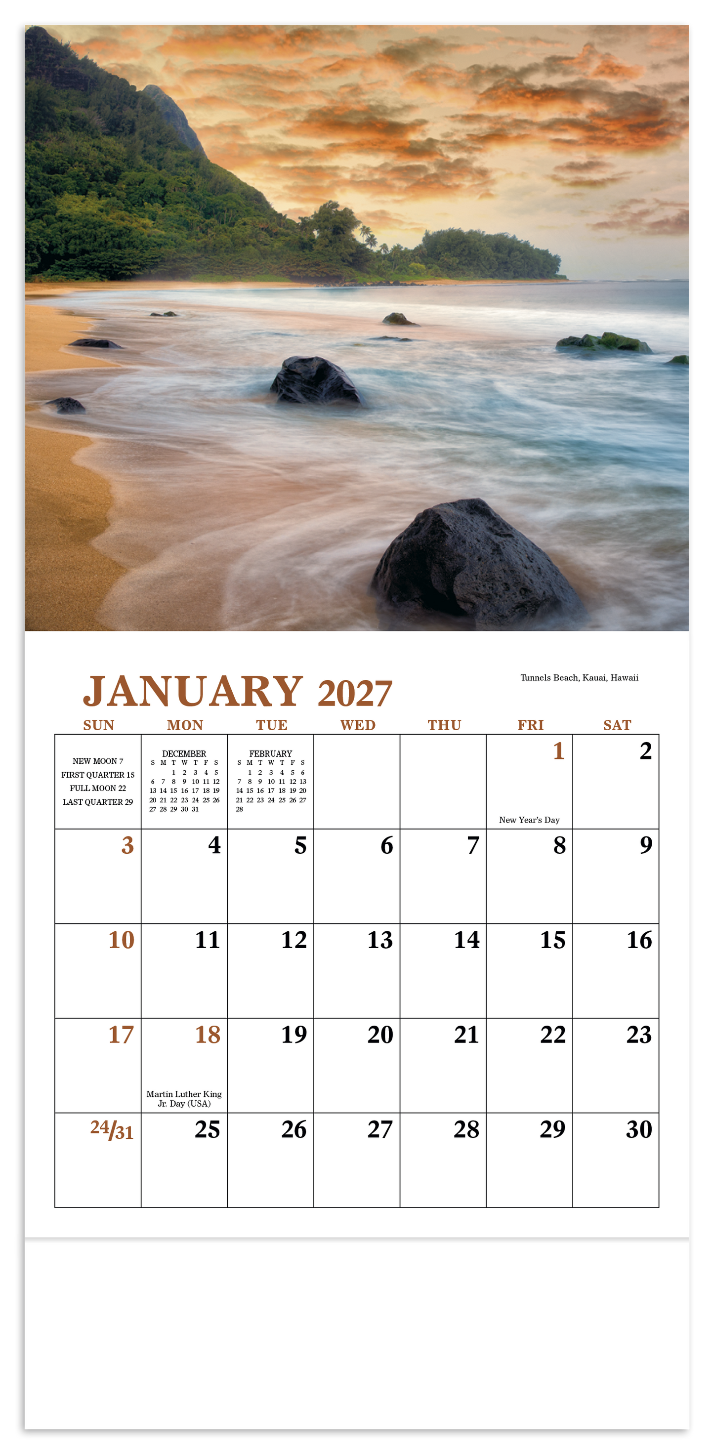 Landscapes of America - Mini Calendar