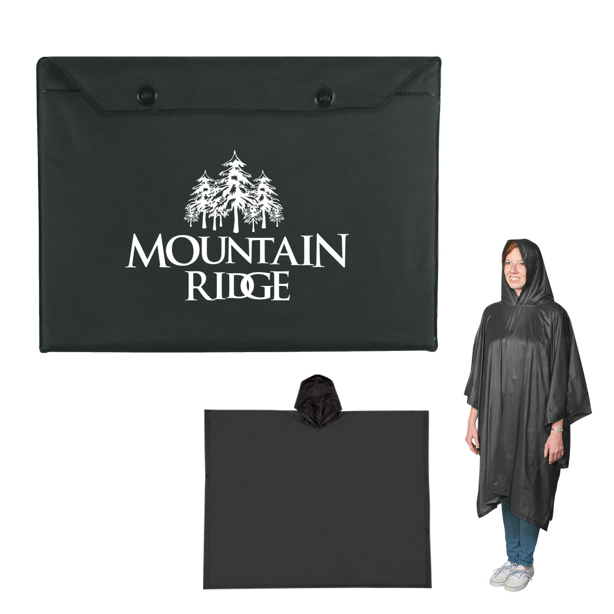 Custom logo Adult Poncho