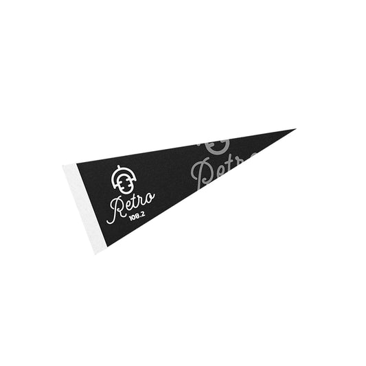 Custom logo 12" x 30" Pennant
