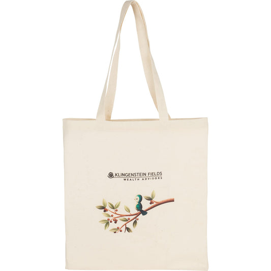 Custom logo 100% 4oz Cotton Canvas Convention Tote