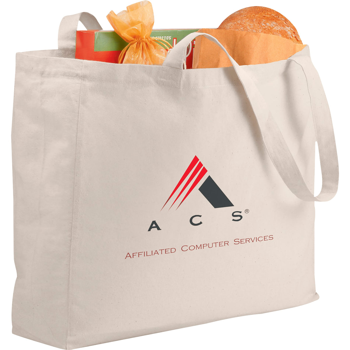 Custom logo 6oz Cotton Canvas All-Purpose Tote