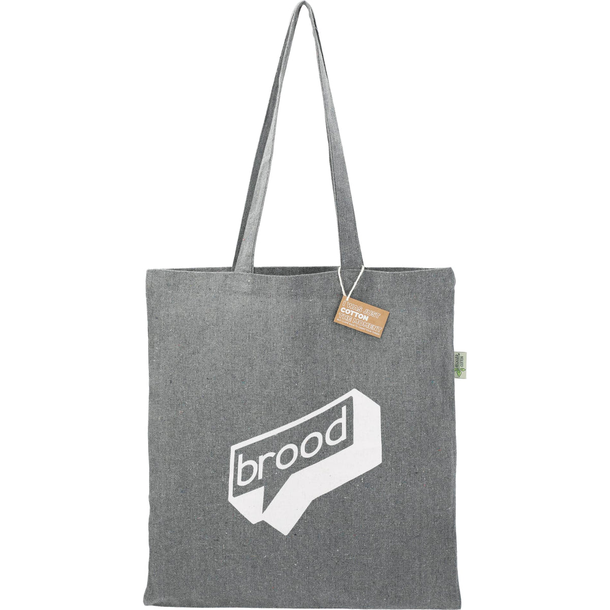 Custom logo Recycled Cotton Convention Tote