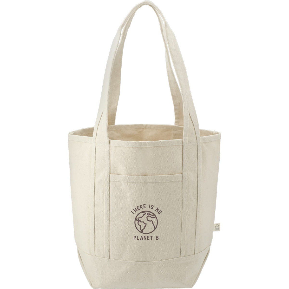 Custom logo 14oz Organic Cotton Tote