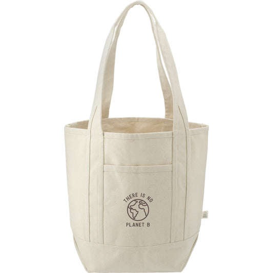 Custom logo 14oz Organic Cotton Tote